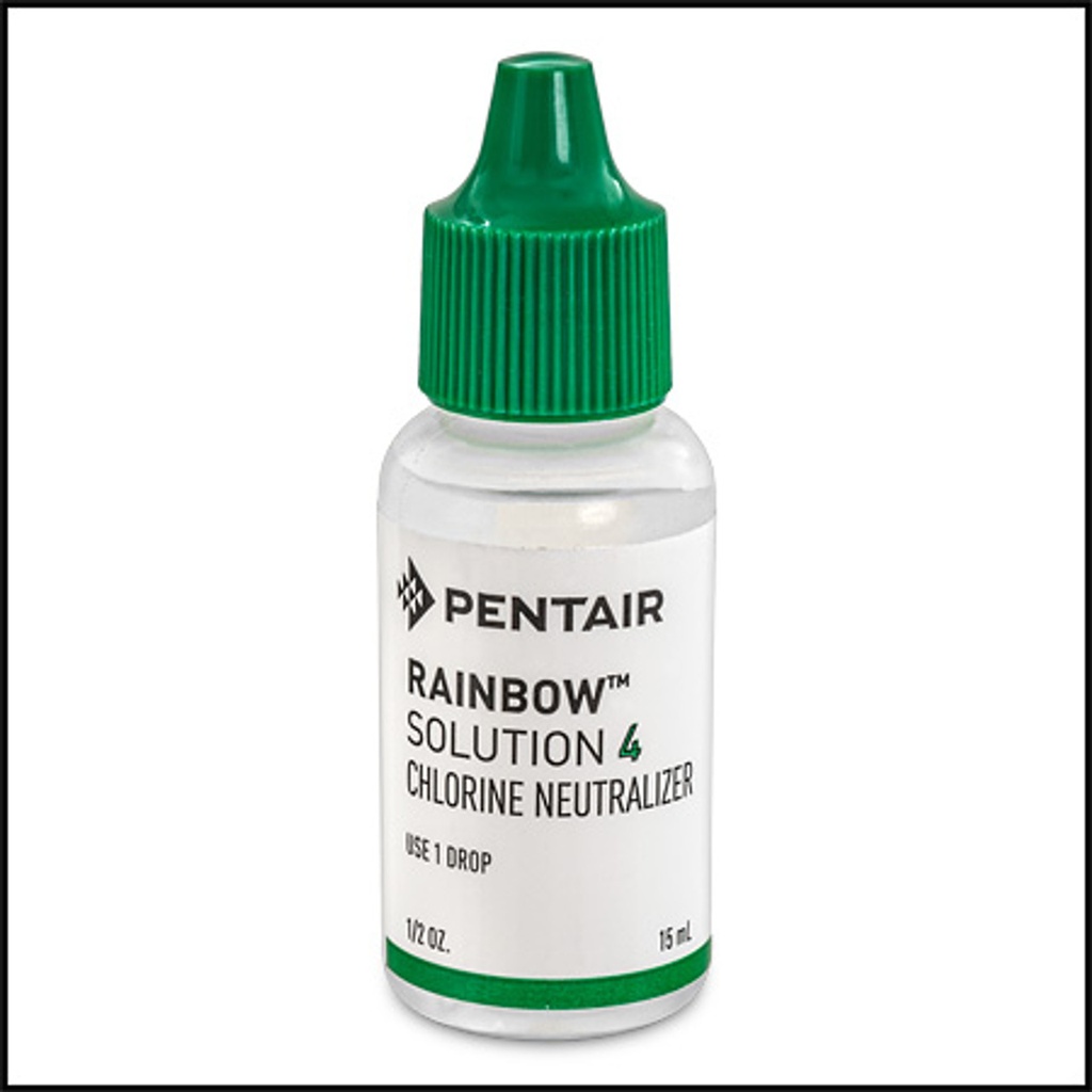 Rainbow Solution 4 Chlorine Neutralizer 1/2oz (Pentair)