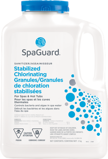 [7506] SpaGuard Stabilized Chlorine Granules 2kg