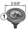 [6542-086] Jetface : FXS-2 Spinner 3-5/8  J315